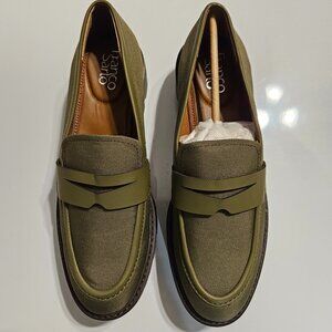 Franco Sarto Olive Green Women's Loafers